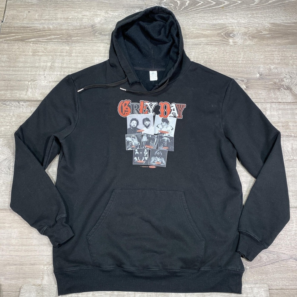 Suicideboys Grey Day Hoodie‎ Mens XL Black 2022 Tour Sweatshirt Rap Hip Hop Band